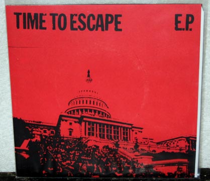 TIME TO ESCAPE "S/T" 7" (Grave Mistake) Red Cover - Click Image to Close